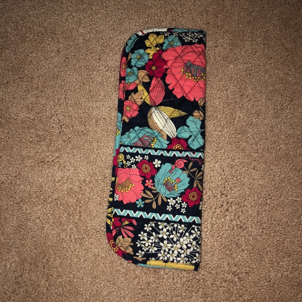 Vera Bradley straightener/curler holder + bag